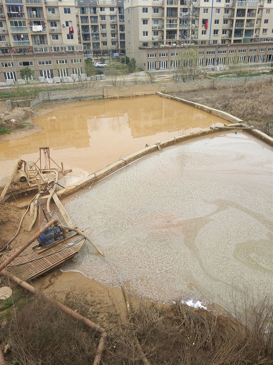 西宁沉淀池淤泥清理-厂区废水池淤泥清淤